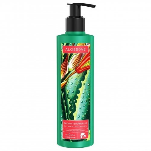 Aloesove Regenerujący Żel do Twarzy Ciała i Włosów 250 ml