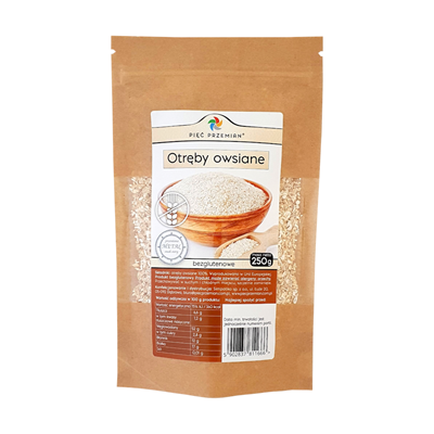 Otręby Owsiane Bezglutenowe 250g