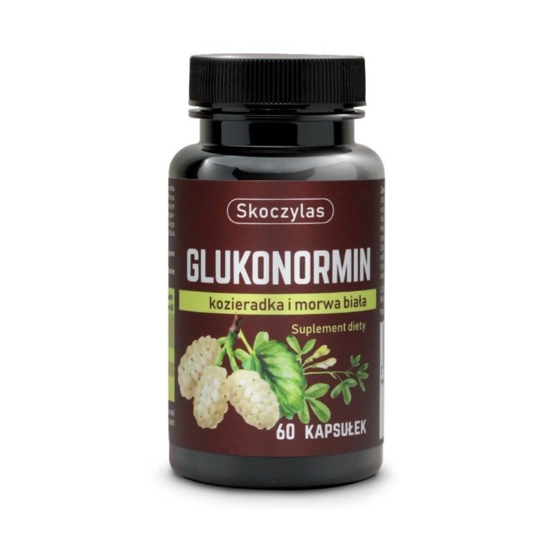 Glukonormin Kozieradka Morwa Biała 60 kapsułek