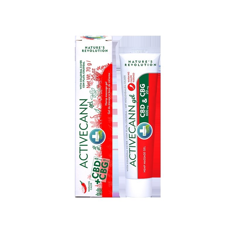 Żel Konopny Rozgrzewający do Masażu z CBD CBG Activecann 75ml 