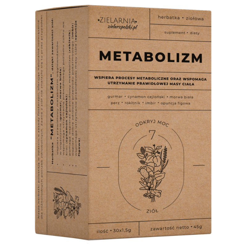 Metabolizm Herbatka Ziołowa 30 saszetek