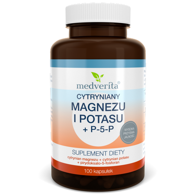 Magnez B6 +  Potas 100 kapsułek
