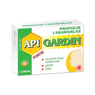 API-GARDIN Propolis + Prawoślaz 16 pastylek