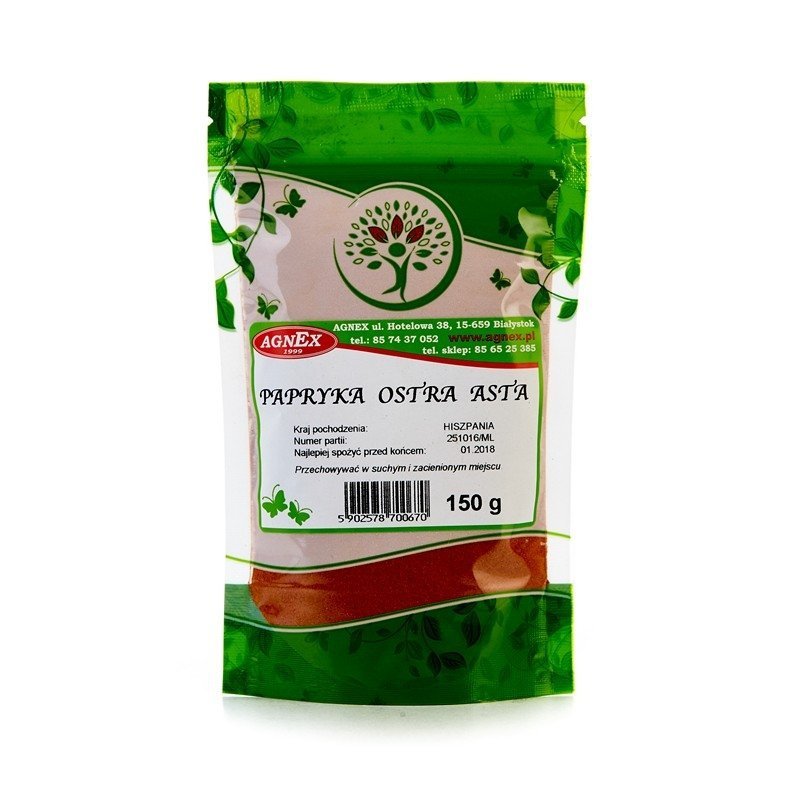 Papryka Ostra Mielona Asta 150g