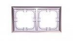 KOS66 Ramka podwójna aluminium 664082