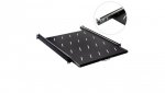 Półka wysuwana do szafy RACK 19 cali 1U 550mm czarna