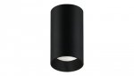 Oprawa natynkowa / tuba Maclean, punktowa, okrągła, aluminiowa, GU10, 55x100mm, kolor czarny, MCE458 B/B