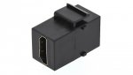 Gniazdo multimedialne HDMI moduł typu keystone czarny Mediabox