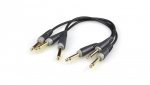 KLOTZ Zestaw 3x Kabel Złączka do Efektów Gitarowych Jack 6,3mm Mono (wtyk / wtyk) 30cm