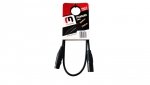 Kabel DMX - XLR M / XLR F - Standard - 1m - DX0110BX