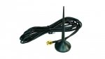 Antena GSM/LTE magnetyczna, 2,15dBi, 820-2100 MHz, SMAm, czarna AT-GSM-MAG