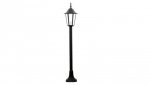 Lampa Ogrodowa Stojąca Latarnia Zewnętrzny 1xE27 Słupek 96cm Grafit