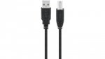 Kabel USB 2.0 Hi-Speed, Czarny - Długość kabla 1.8 m