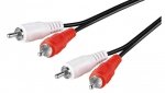 Kabel łączący stereo 2 x cinch - Długość kabla 5 m