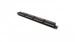 VALUE Patch panel kat. 6A (klasa EA) 19, 24 P, nieekranowany, czarny