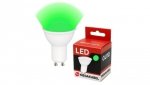 Żarówka GU10 LED ZIELONA BARWA 230V 3W 350lm 38 CY-29 GRE MEGAKABEL