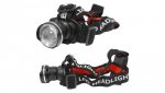 Diodowa latarka czołowa, czołówka Tiross TS-1102 z diodą Cree XM-L2