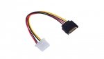 Adapter z kablem Akyga AK-CA-11 SATA (m) / Molex (f) 15cm