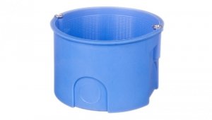 Puszka podtynkowa 40mm głębokości z wkrętami niebieska Z60Kw 34049203