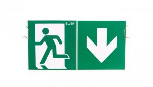 Plexa EXIT M + sprzężyny mocujące +piktogram, ETE/PLX/PU31/41
