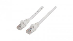 Patch Cord Cat6 UTP 1,0M Biały 100 Miedź ICOC U6-6U-010-WH