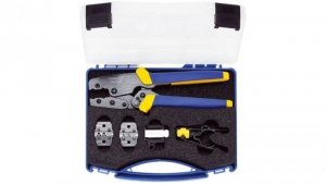 Zaciskarka do złącz MC4, Zaciskarka KLAUKE do złączek MC4, MC3 - SOLAR, pozycjoner do mc4 / ściągacz izolacji 1,5-6 mm2 /K907MC
