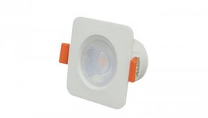 Oprawa downlight podtynk 8W 640lm 6500K 60st IP40 kwadrat HDW082MC