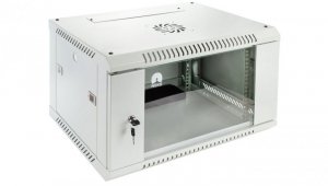 Szafa wisząca RACK 19 cali 6U 450mm szara NEKU TS BOX