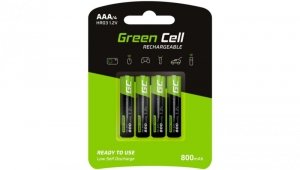 Green Cell Akumulator Ni-MH HR03 / AAA 800mAh /4szt./