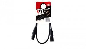 Kabel DMX - XLR M / XLR F - Standard - 1m - DX0110BX