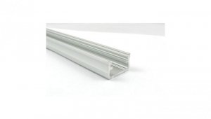 Profil aluminiowy LED A natynk anoda. 2,02m prosty