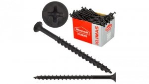 Wkręty do mocowania płyt karton gips do podłoża drewnianego 4,8x100 Wkręt-met /200szt./