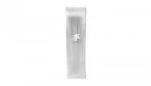 Qoltec Opaski zaciskowe wielorazowe/trytki 7.2*450mm Nylon66 UV Białe