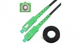Patchcord Okrągły, wiszący, jednomodowy, Simplex, G.657A2, 120m Extralink SC/APC-SC/APC