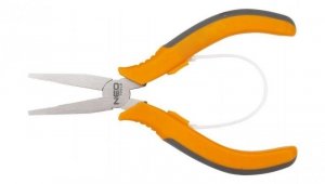 Szczypce prec. płaskie ząbkowane 130mm NEO /6