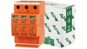 OGRANICZNIK PRZEPIĘĆ T1 T2 B+C DC FOTOWOLTAICZNY APV-OPS-3P-T1+T2