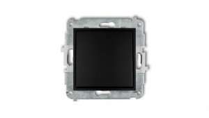 ICON Mechanizm łącznika krzyżowego (jeden klawisz bez piktogramu) czarny mat 12IWP-6.1