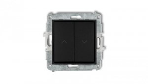 ICON Mechanizm łącznika żaluzjowego z podtrzymaniem czarny mat 12IWP-88
