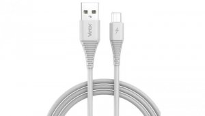 Kabel USB - micro USB 1m biały VA0055 Vayox