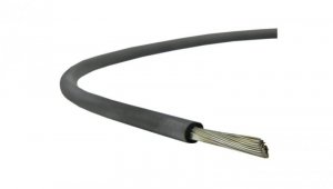 Kabel silikonowy SIF 180C 300/500V 4 ciepłoodporny LSOH czarny linka BSG 100m
