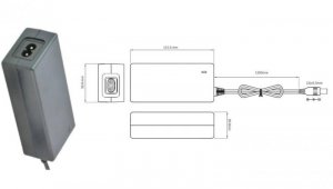 POSC12300D-C8-25 Zasilacz Desktop 36W 12V 3A z wtykiem DC - 5.5x2.5mm