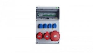 Rozdzielnica elektryczna CEE 63A 32A 16A 4x230V FI