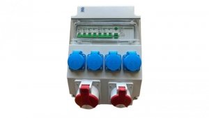Rozdzielnica elektryczna CEE 32A 16A 230V z bezpiecznikami FI / 97V-3