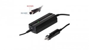 Zasilacz samochodowy do notebooka Akyga AK-ND-75 19.5V /2.31A 45W 4.5 x 3.0 mm + pin DELL 1.2m
