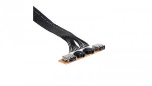 Panel I/O audio do obudowy ATX Akyga AK-CA-85 2x USB 2.0 78mm