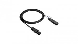 Kabel zasilający Akyga AK-RD-08A przedłużacz ósemka CCA IEC C7 / IEC C8 1.5m