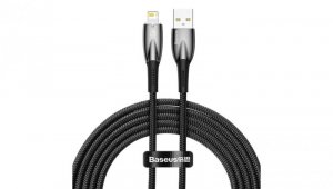 Baseus Glimmer Series kabel USB-A - Lightning 480Mb/s 2.4A 2m czarny