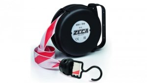 Zwijadło taśmy bezpieczeństwa biało-czerwonej 8m 9801RW
