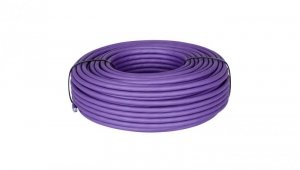 Kabel FTP kat.6A F/FTP 4x2x0,56 Dca fioletowy LSOH NEKU 50m