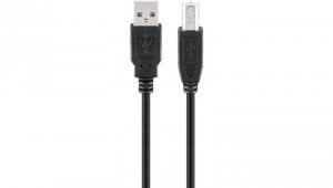 Kabel USB 2.0 Hi-Speed, Czarny - Długość kabla 1.8 m